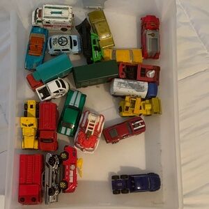 Colorful Die-Cast Toy Vehicle Collection